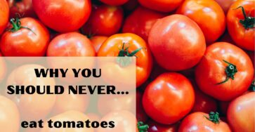 Why you should never eat tomatoes