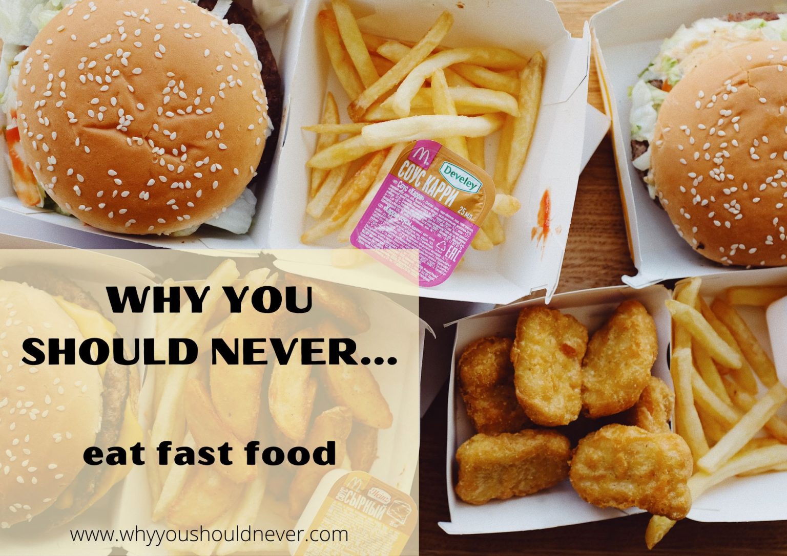Why You Should Never Eat Fast Food Why You Should Never 