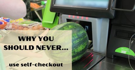 Why you should never use self checkout