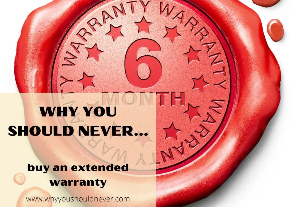 Why you should never buy an extended warranty