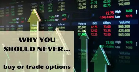 Why you should never buy or trade options