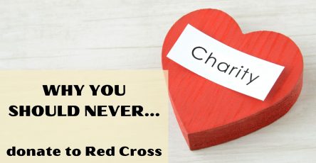 Why you should never donate to red cross