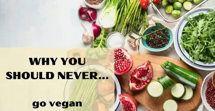 Why you should never go vegan