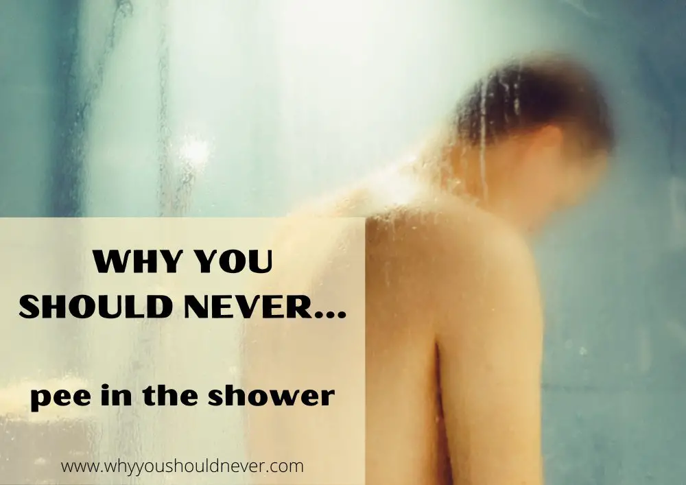 Why you should never pee in the shower