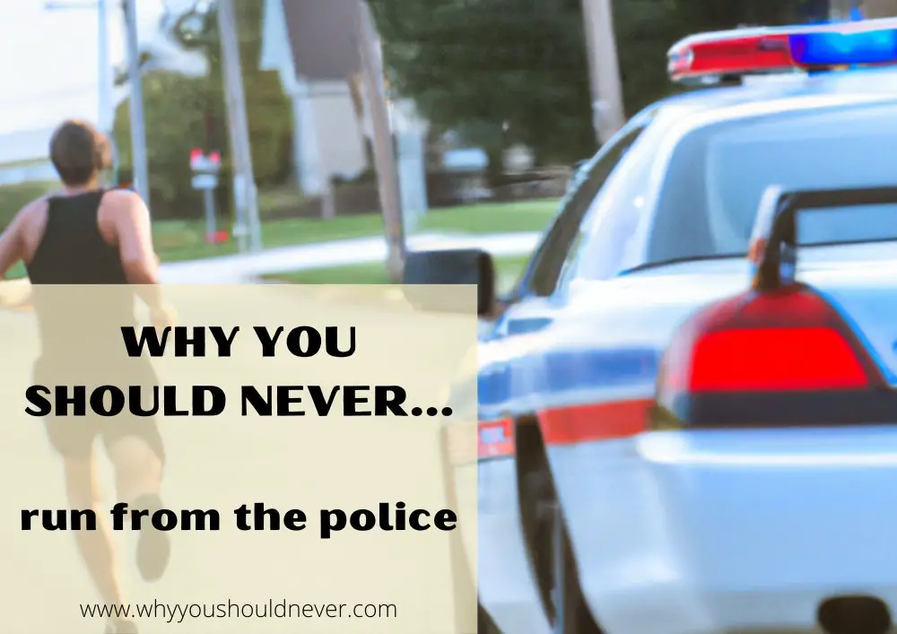 Why you should never run from the police