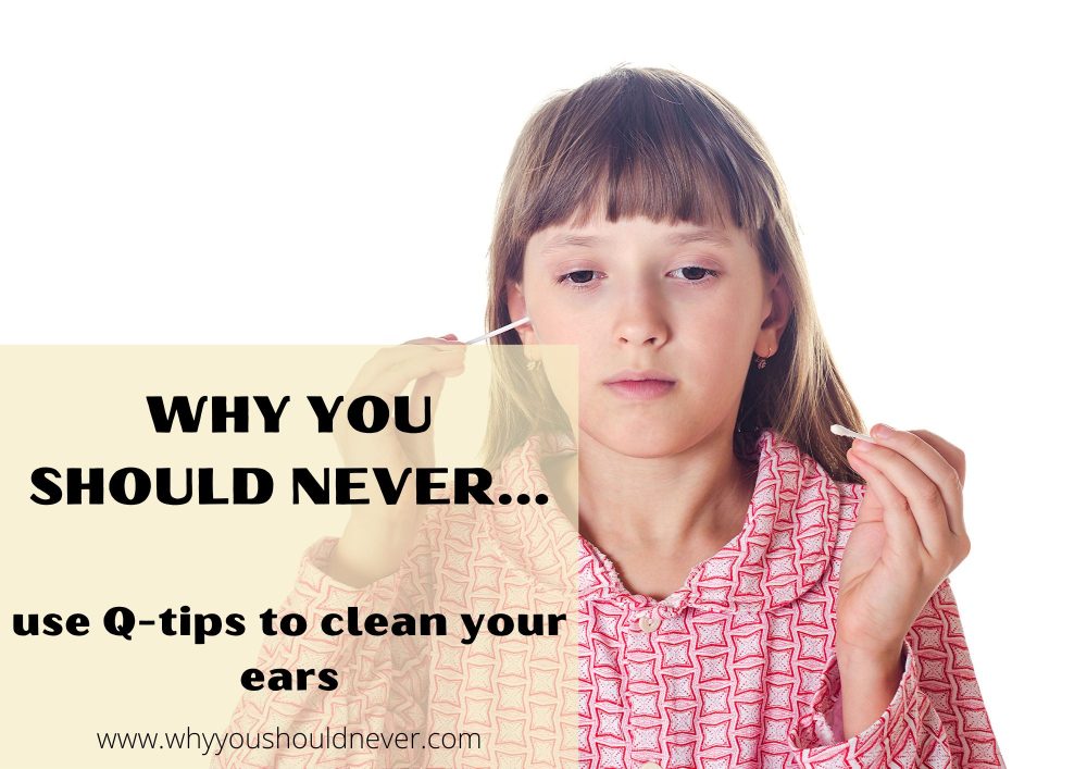 Why you should never use q-tips to clean your ears