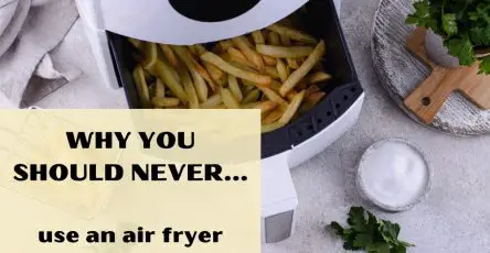 Why You Should Never Use An Air Fryer