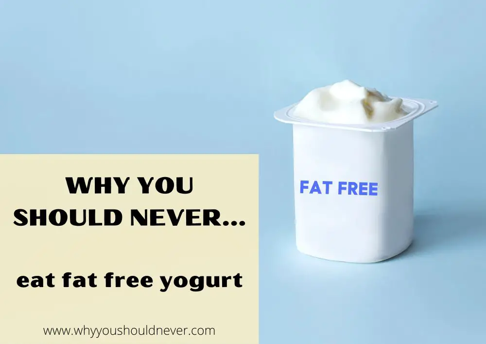 Why You Should Never Eat Fat Free Yogurt