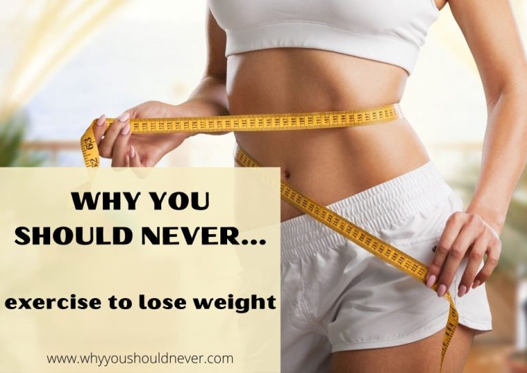 Incorrect Exercise Weight Why You Should Never Exercise To Lose Weight – Why You Should Never…