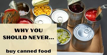 Why You Should Never Buy Canned Food